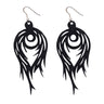 Flame Handmade Upcycled Statement Earrings by Paguro Upcycle